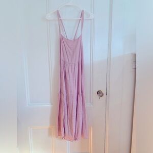 Bella Dahl tiered midi dress in lilac, size XS, NWT.